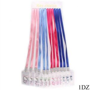 Dozen HK Lanyards Set - Pink, Light Blue, Hot Pink, Royal Blue